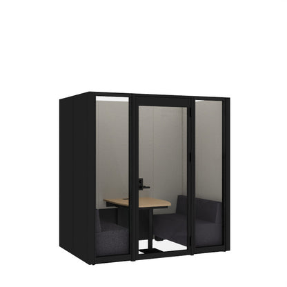 コクヨ ワークポッドテトラ 4人用ソファ 背パネル 右側右開きドア PLP-TF2214R