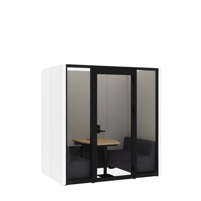 コクヨ ワークポッドテトラ 4人用ソファ 背パネル 右側右開きドア PLP-TF2214R
