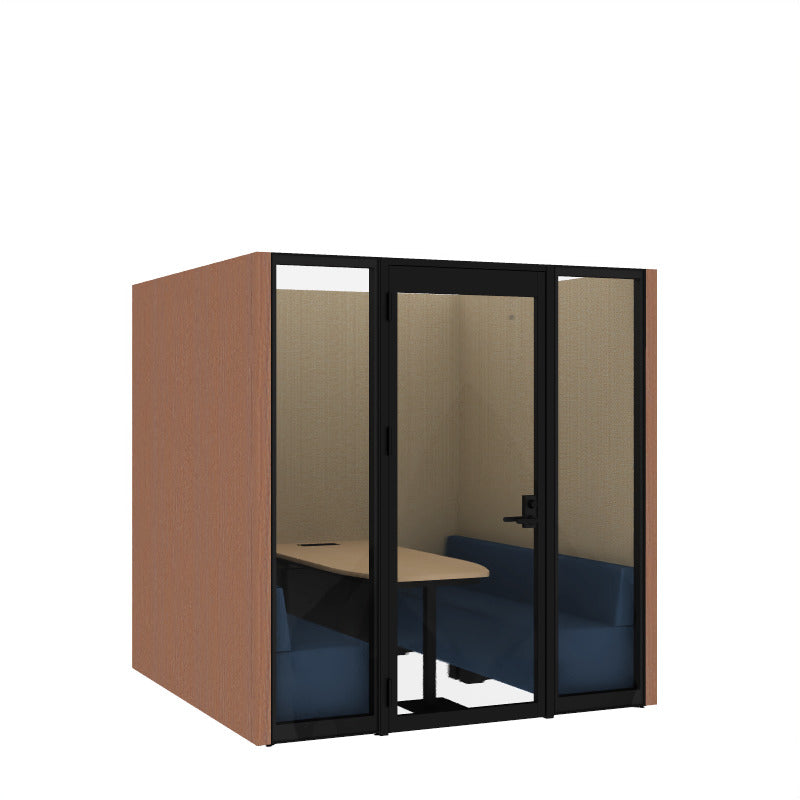 コクヨ ワークポッドテトラ 6人用ソファ 背パネル 右側左開きドア PLP-TF2222L