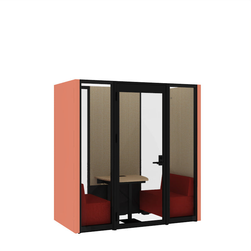 コクヨ ワークポッドテトラ 2人用ソファ 背ガラス 右側左開きドア PLP-TG2211L