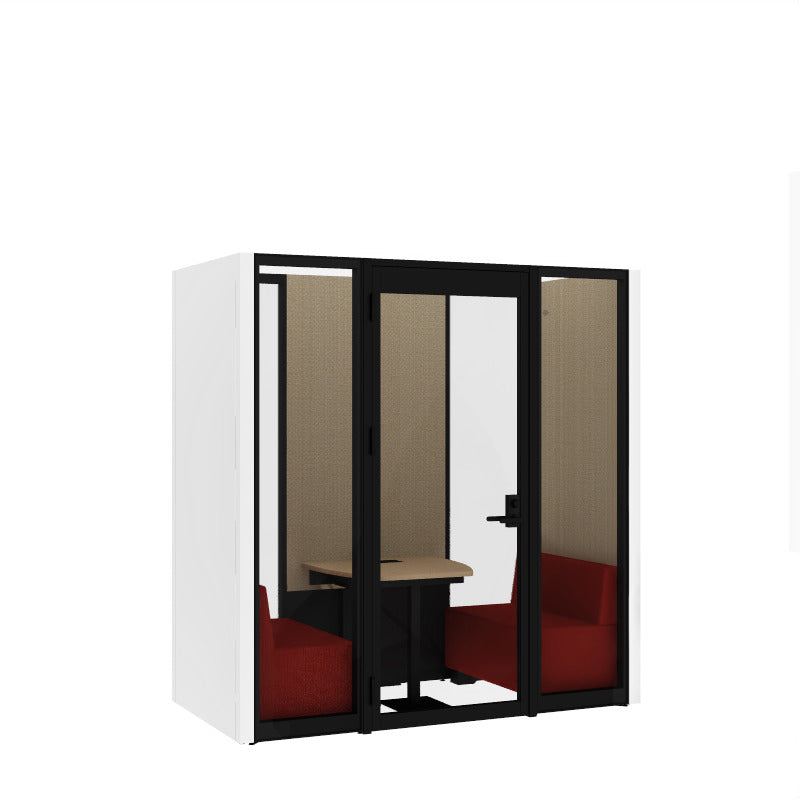 コクヨ ワークポッドテトラ 2人用ソファ 背ガラス 右側左開きドア PLP-TG2211L