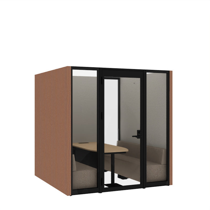 コクヨ ワークポッドテトラ 6人用ソファ 背ガラス 右側左開きドア PLP-TG2222L