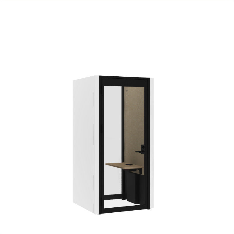 コクヨ ワークポッドテトラ 1人用デスク 背ガラス 右側左開きドア PLP-TU1111L