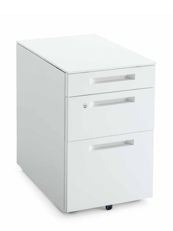 コクヨ ｉSデスクシステム 3段 鏡板素材：樹脂 本体素材：スチール SD-IS46C3SAWN4