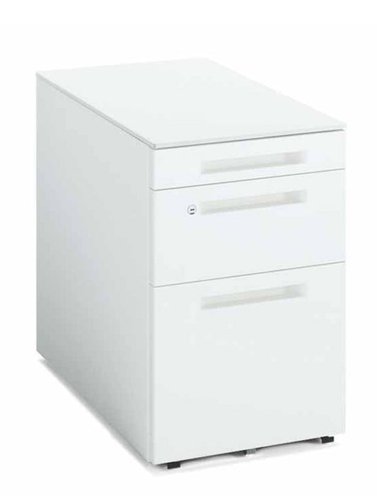 コクヨ ｉSデスクシステム 3段 鏡板素材：樹脂 本体素材：スチール SD-IS46V3SAWN4