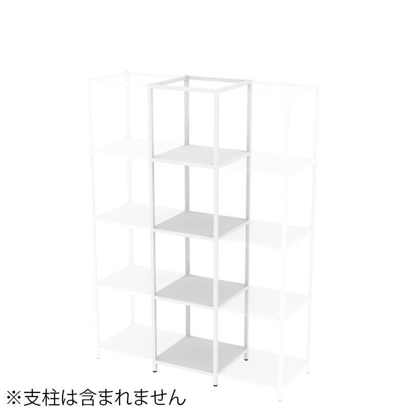 コクヨ 収納棚 ジューク シングル棚4段 ポスト用 SJK-ACS4S-E