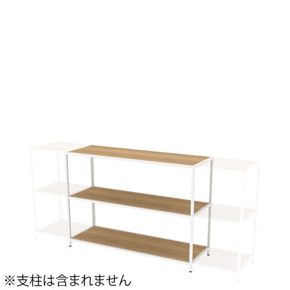 コクヨ 収納棚 ジューク トリプル棚2段 ポスト用 SJK-ACT2W-E