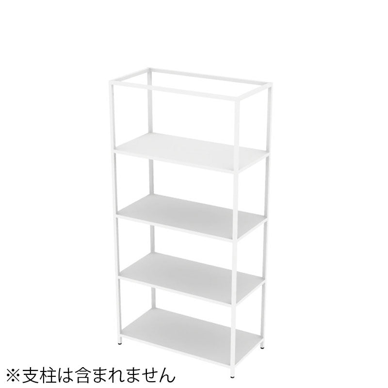 コクヨ 収納棚 ジューク ダブル棚4段 直線用 SJK-ASD4S-E