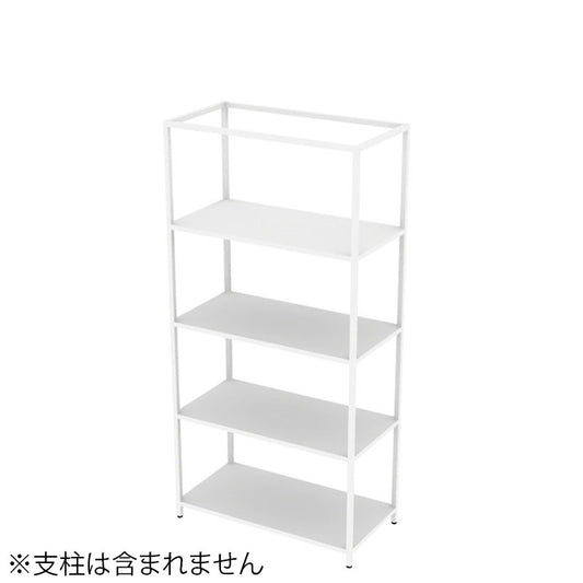 コクヨ 収納棚 ジューク ダブル棚4段 直線用 SJK-ASD4S-E
