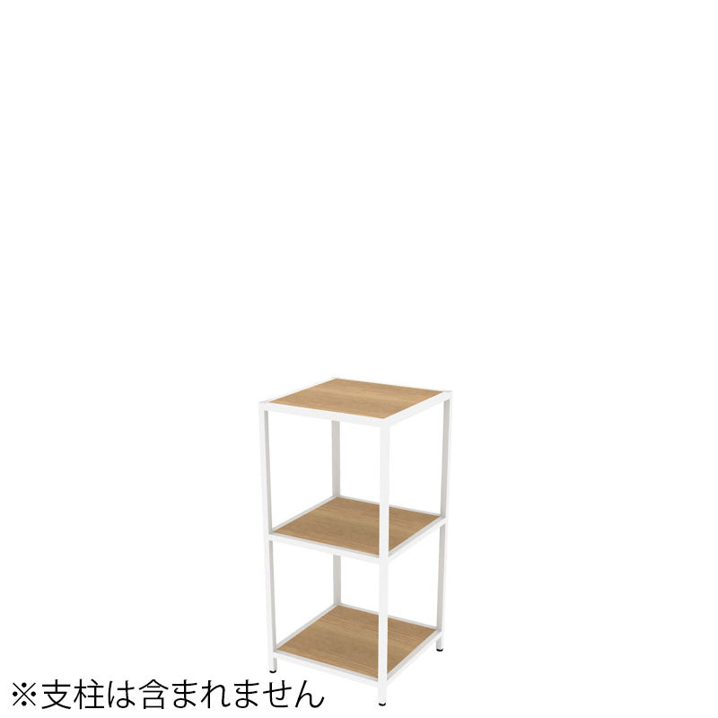 コクヨ 収納棚 ジューク シングル棚2段 直線用 SJK-ASS2W-E