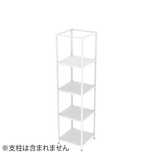 コクヨ 収納棚 ジューク シングル棚4段 直線用 SJK-ASS4S-E