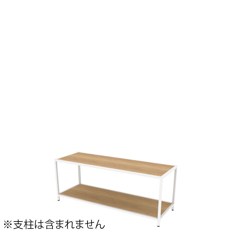 コクヨ 収納棚 ジューク トリプル棚1段 直線用 SJK-AST1W-E