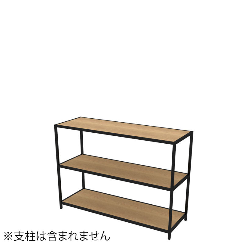 コクヨ 収納棚 ジューク トリプル棚2段 直線用 SJK-AST2W-E
