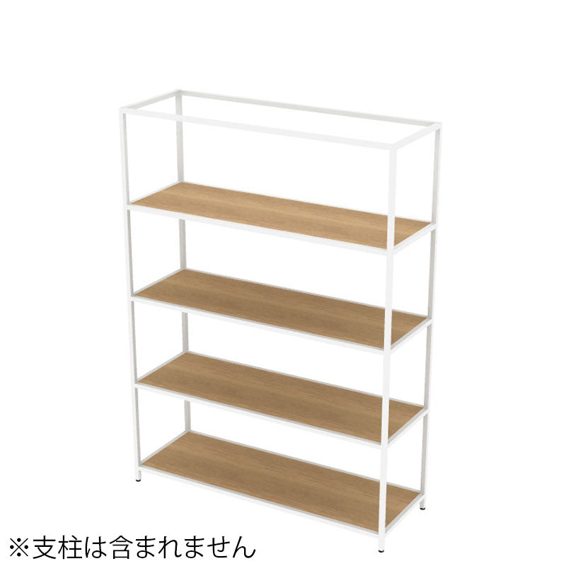 コクヨ 収納棚 ジューク トリプル棚4段 直線用 SJK-AST4W-E