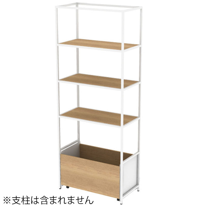 コクヨ 収納棚 ジューク WBストッカー5段 直線用 SJK-BSD5W-E