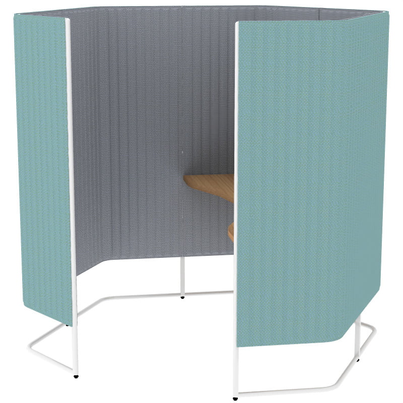 コクヨ インフレーム 1人用 張り地素材：布 テーブル付き SN-THX16