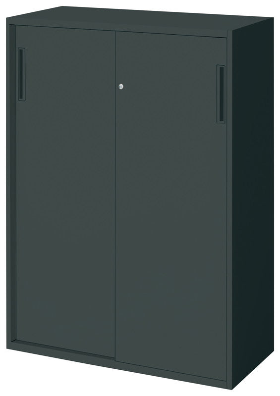 コクヨ エディア＜ブラックタイプ＞ 引き違いタイプ 本体素材：スチール 扉仕様：標準仕様 BWU-HD269E6A