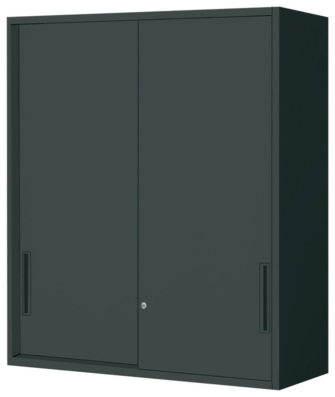 コクヨ エディア＜ブラックタイプ＞ 引き違いタイプ 本体素材：スチール 扉仕様：標準仕様 BWU-HU259E6A