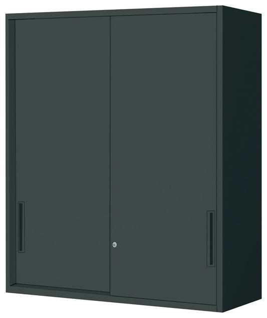コクヨ エディア＜ブラックタイプ＞ 引き違いタイプ 本体素材：スチール 扉仕様：標準仕様 BWU-HU259E6A