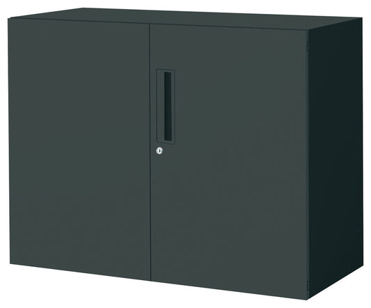 コクヨ エディア＜ブラックタイプ＞ 両開きタイプ 本体素材：スチール 扉仕様：標準仕様 BWU-SD39E6A