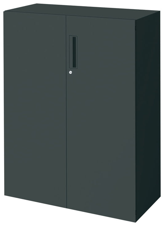 コクヨ エディア＜ブラックタイプ＞ 両開きタイプ 本体素材：スチール 扉仕様：標準仕様 BWU-SD69E6A