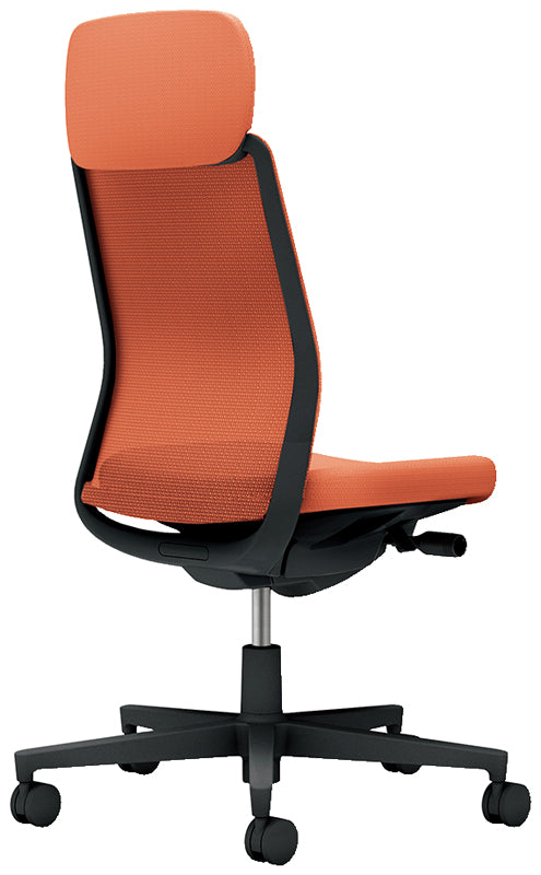 コクヨ モネット ショルダーサポート付き 肘無 ヘッドレスト付き C03-B101W-B