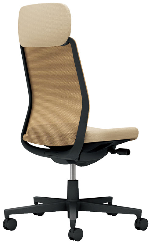 コクヨ モネット ショルダーサポート付き 肘無 ヘッドレスト付き C03-B101W-B