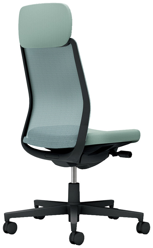 コクヨ モネット ショルダーサポート付き 肘無 ヘッドレスト付き C03-B101W-B