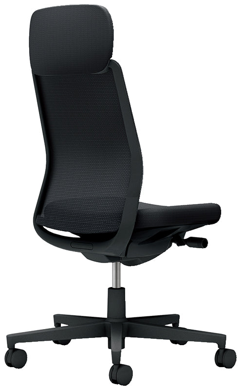 コクヨ モネット ショルダーサポート付き 肘無 ヘッドレスト付き C03-B101W-B