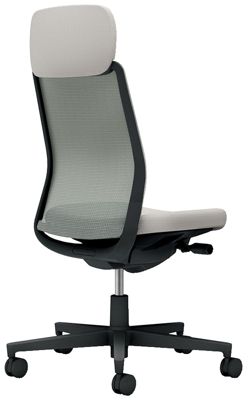 コクヨ モネット ショルダーサポート付き 肘無 ヘッドレスト付き C03-B101W-B