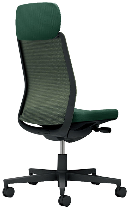 コクヨ モネット ショルダーサポート付き 肘無 ヘッドレスト付き C03-B101W-B