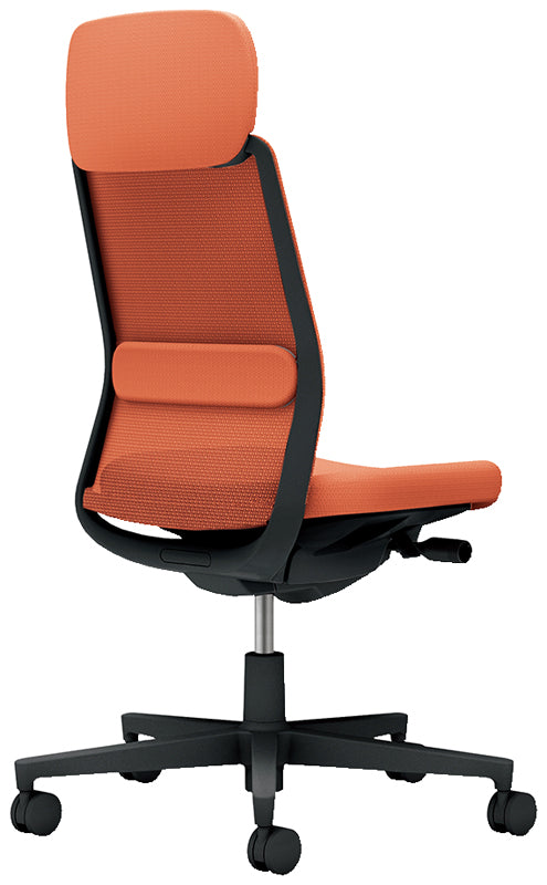 コクヨ モネット ショルダーサポート付き 肘無 ヘッドレスト付き C03-B103W-B