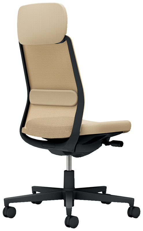 コクヨ モネット ショルダーサポート付き 肘無 ヘッドレスト付き C03-B103W-B