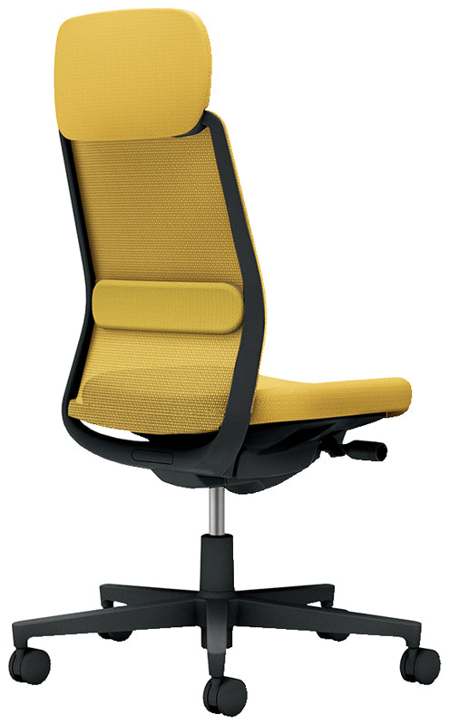 コクヨ モネット ショルダーサポート付き 肘無 ヘッドレスト付き C03-B103W-B