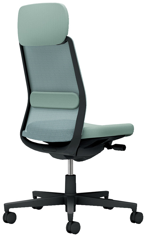コクヨ モネット ショルダーサポート付き 肘無 ヘッドレスト付き C03-B103W-B