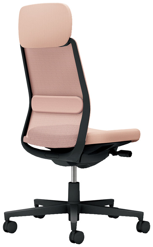 コクヨ モネット ショルダーサポート付き 肘無 ヘッドレスト付き C03-B103W-B