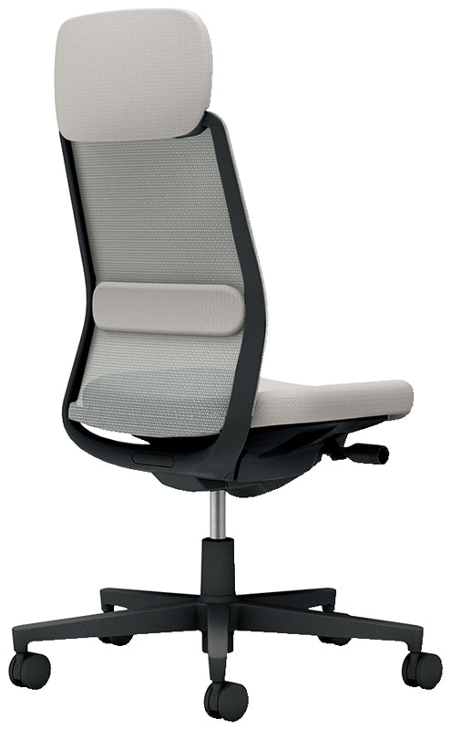コクヨ モネット ショルダーサポート付き 肘無 ヘッドレスト付き C03-B103W-B
