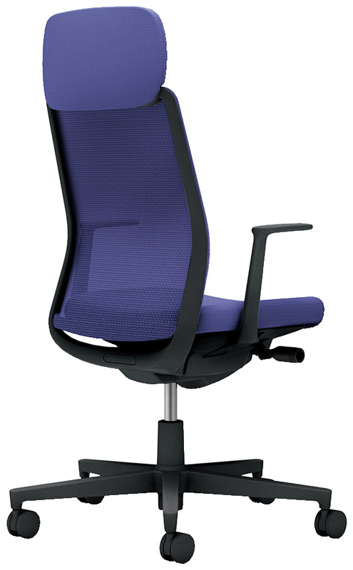 コクヨ モネット ショルダーサポート付き 固定肘 ヘッドレスト付き C03-B111W-B