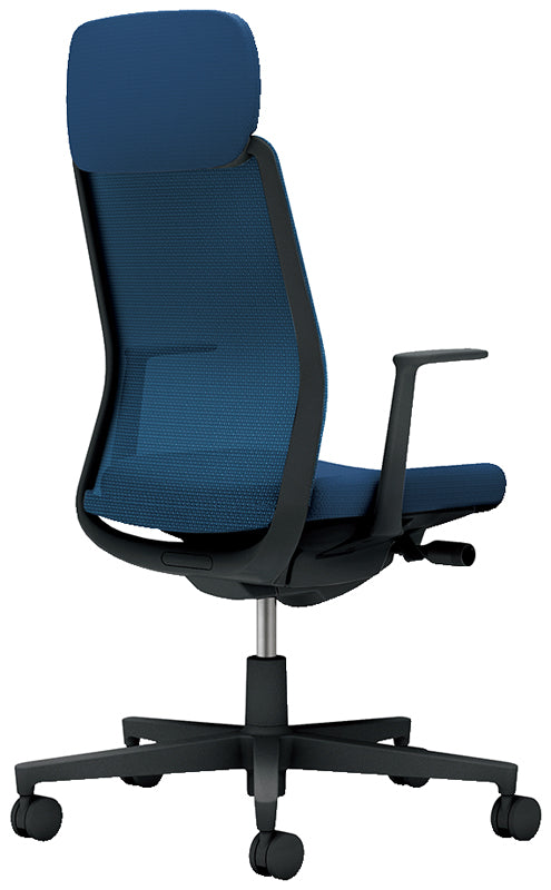 コクヨ モネット ショルダーサポート付き 固定肘 ヘッドレスト付き C03-B111W-B