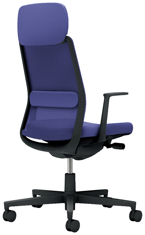 コクヨ モネット ショルダーサポート付き 固定肘 ヘッドレスト付き C03-B113W-B