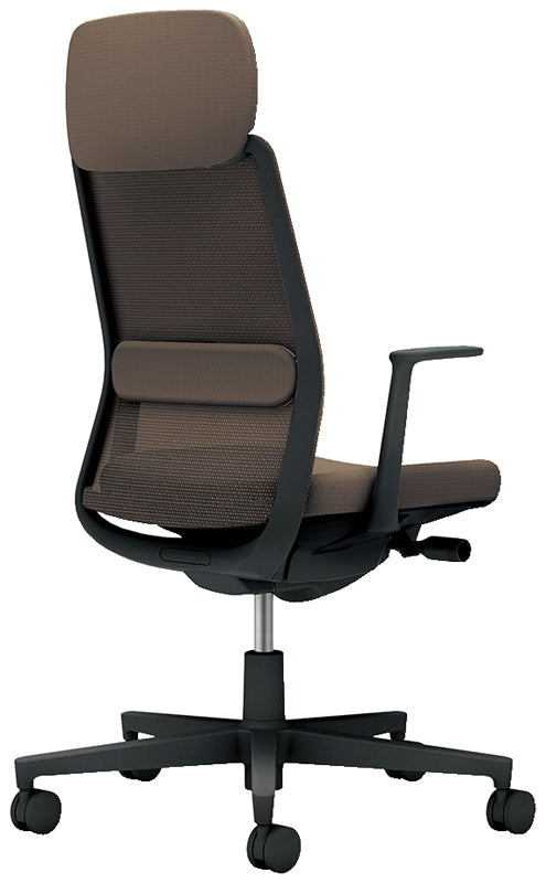 コクヨ モネット ショルダーサポート付き 固定肘 ヘッドレスト付き C03-B113W-B