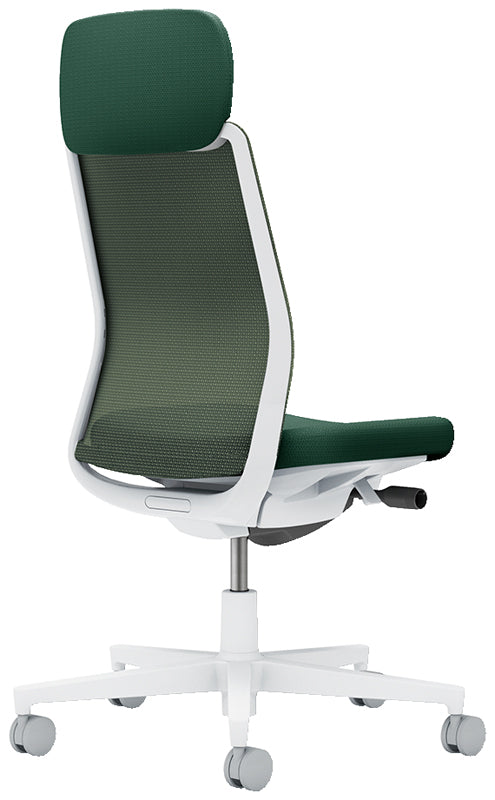コクヨ モネット ショルダーサポート付き 肘無 ヘッドレスト付き C03-W101W-W