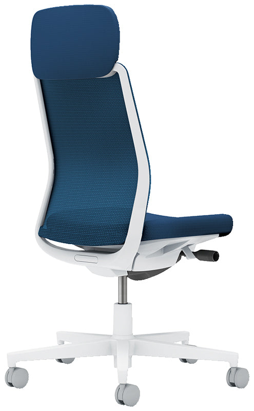 コクヨ モネット ショルダーサポート付き 肘無 ヘッドレスト付き C03-W101W-W