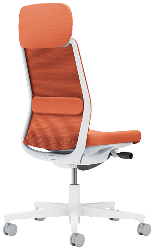 コクヨ モネット ショルダーサポート付き 肘無 ヘッドレスト付き C03-W103W-W