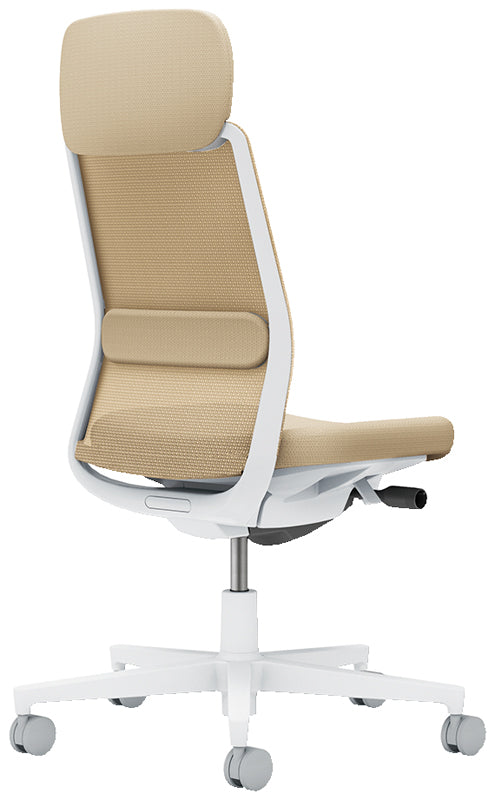 コクヨ モネット ショルダーサポート付き 肘無 ヘッドレスト付き C03-W103W-W