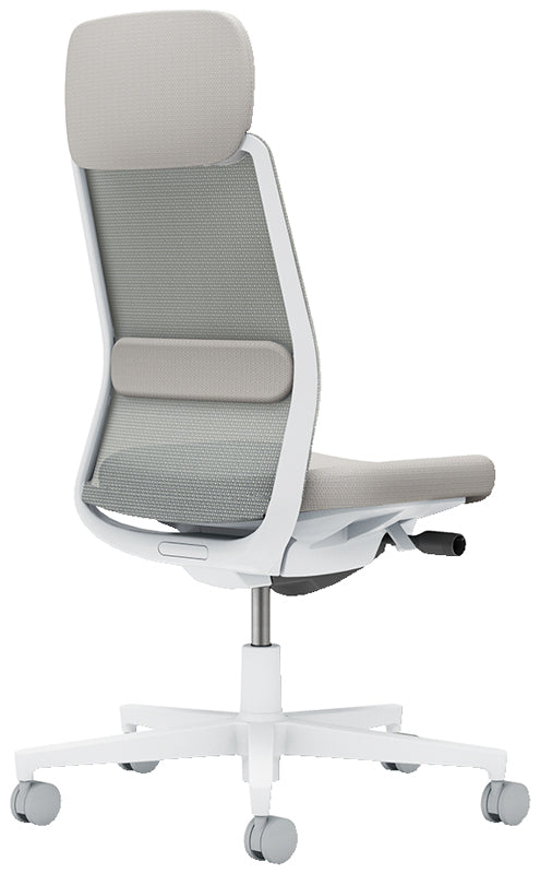 コクヨ モネット ショルダーサポート付き 肘無 ヘッドレスト付き C03-W103W-W