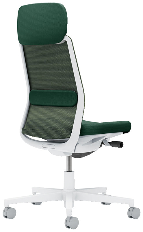 コクヨ モネット ショルダーサポート付き 肘無 ヘッドレスト付き C03-W103W-W