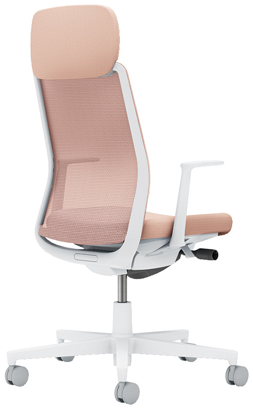 コクヨ モネット ショルダーサポート付き 固定肘 ヘッドレスト付き C03-W111W-W
