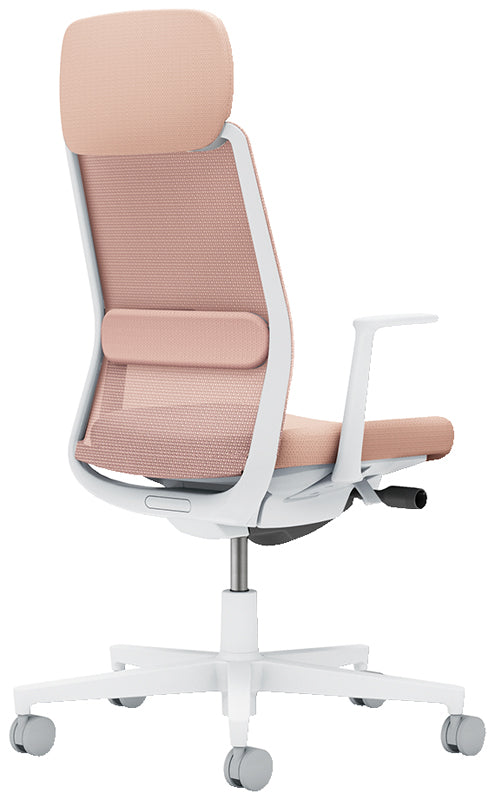コクヨ モネット ショルダーサポート付き 固定肘 ヘッドレスト付き C03-W113W-W