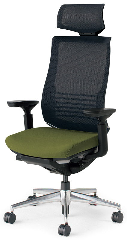 コクヨ ベゼル ヘッドレスト付タイプ 可動肘 ヘッドレスト付き CR-A2835E